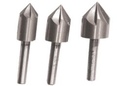 3-PC CARBON STEEL COUNTERSINK BIT SET